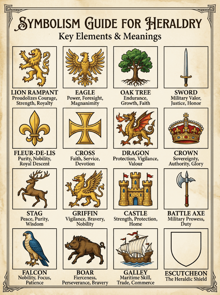 Heraldry symbols and their meanings